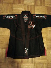 New Vector Sports Gear Attila Series Black Brazilian Jiu Jitsu Gi Suit K2 Kids
