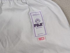Fuji Suparaito Kimono Size WC3 Gi Pants White Ripstop