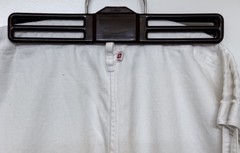 KI INTERNATIONAL WHITE HEAVY COTTON KARATE UNIFORM SIZE 5~PRE-OWNED~WORE IT ONCE