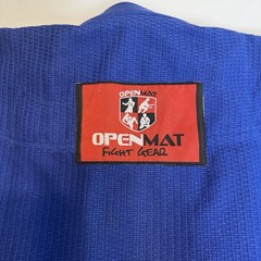 OpenMat Brazilian Jiu Jitsu Pro Gi A5 Blue BJJ Kimono Jacket Adult Heavyweight