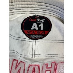 ClubBoost BJJ Gi Adults A1 White Brazilian Jiu Jitsu Uniform w/ Belt