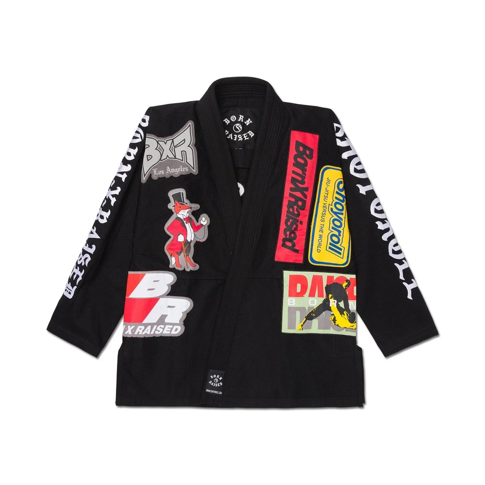 Shoyoroll Born x Raised x Shoyoroll Black BJJ Gi Jiu Jitsu Kimono 450 GSM
