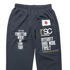 RSC Products Hinomaru Dry Jersey Sports Wear Black Jacket and Pants Set Boxing