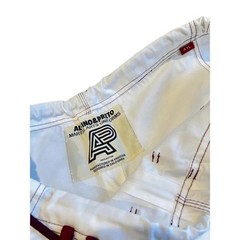 Albino & Preto BJJ Gi Batch 8 White Jiu Jitsu Uniform 450GSM with Bag
