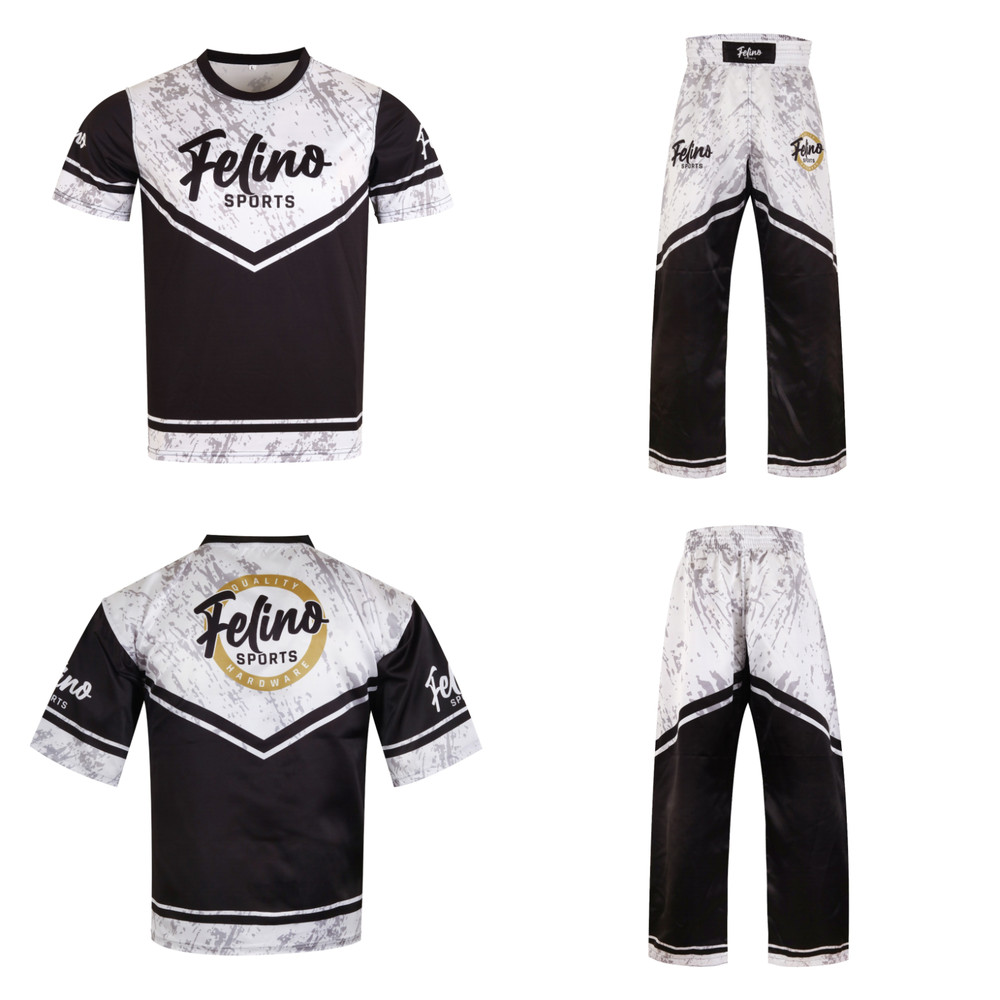 Felino 2 Piece Sublimated Kick Boxing Muay Thigh Mixed Martial Arts Uniform Set