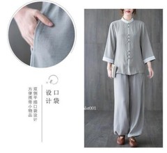 New Women’s Tai Chi Uniform Martial Arts Performance Training Clothes Tang Suits