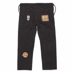 Custom Black BJJ Gi High Quality Premium Quality 100% Cotton 450 GSM Pearl Weave