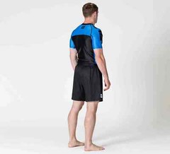 Fuji Sports IBJJF Ranked BJJ Jiu Jitsu Short Sleeve SS Rashguard – Blue