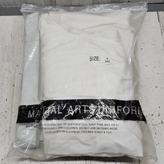 Material Art Uniform Ladies Size 6/200 cm top and bottom and belt