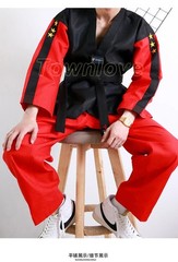 3 StarsTaekwondo Uniform Long Sleeve Kids Adult Clothes Taekwondo Martial Arts