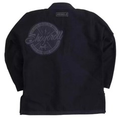 Mens BJJ Gi Shoyoroll RVCA Batch51 Japan Competitor Kimono Uniform 450 GSM Black