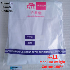 SHUREIDO K-11 Karate Gi Uniform set Made in Okinawa official KARATE brand