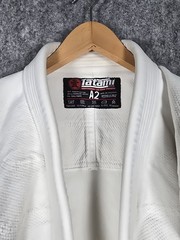 Tatami Fightwear A2 Women’s Nova Jiu Jitsu Minimo 2.0 BJJ Gi White MMA w/ stains
