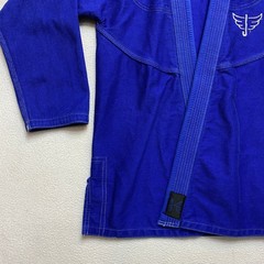 JAYEFO Jiu Jitsu Gi Kimono Suit Mens A1 Blue BJJ Karate Uniform Set