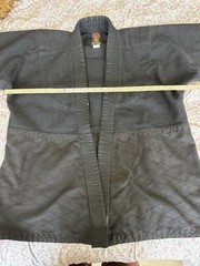 Gladiator by ProForce Black Judo Gi Jacket Size 3 – Sashiko Weave Noragi Style