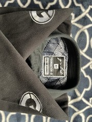 Gold BJJ Foundation Gi Brazilian Jiu-Jitsu Uniform Black Size A5