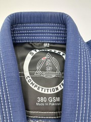 Symmetry Brazilian Jiu Jitsu Gi Kids M2 Blue 380 GSM BJJ Uniform White Belt New