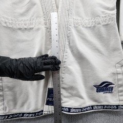 Fuji Suparaito BJJ Gi Jacket Youth C3 White Kimono Jiu-Jitsu Top Only Kids