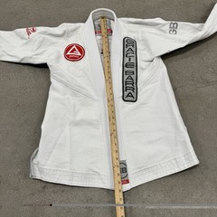 Gracie Barra Equipe Edition BJJ Gi Jiu Jitsu Jacket Mens A1 White Ripstop Kimono