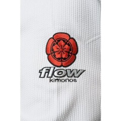Flow Kimono Air White 100% Cotton BJJ JIU-JITSU GI Top Bottom A1L