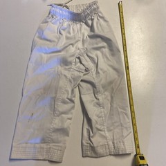 karate taekwondo child pants white 000 elastic drawstring martial arts bottoms 5