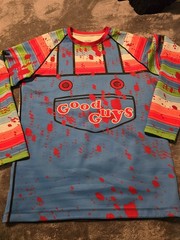 BJJ Sesh XL 2-Piece Chucky Childs Play Print No gi Set Long Sleeve