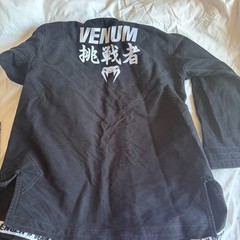 GUC Black Venum BJJ Gi Challenger Ji Jitsu Uniform & Bag (Size A2)