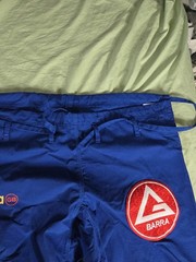 Gracie Barra Blue GB Equipe Edition Jiu Jitsu Atleta Pants Only Adult Size 4 A4