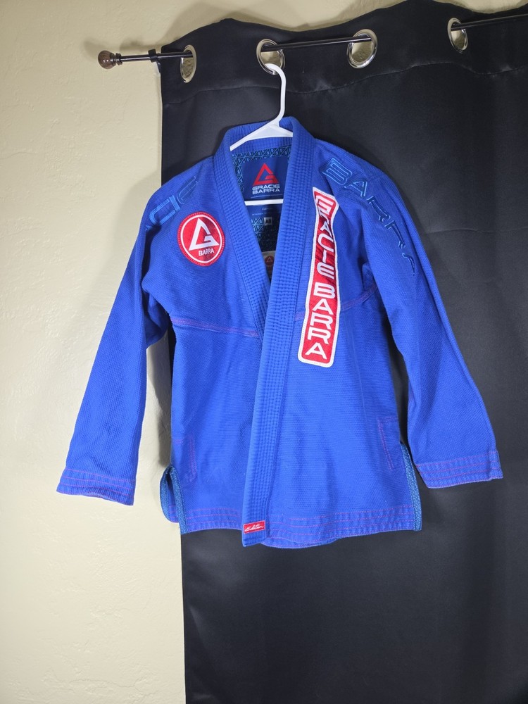 Gracie Barra Atleta BJJGi Jacket Kimono Top A0 Blue Equipe GB Edition Jiu-Jitsu