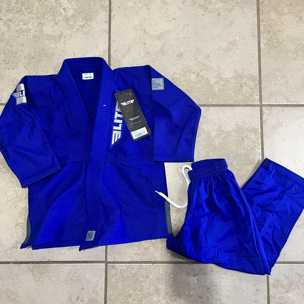 elite sports CO Kids Bjj et2500 blue gi Suit