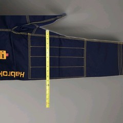 Habrok BJJ Gi Pants Navy Yellow Jiu Jitsu Training MMA Adult F1 Female Petite