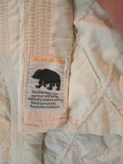 Vintage Bear Brand White Judo Uniform Size 1 Adult Overall Good Shape!!