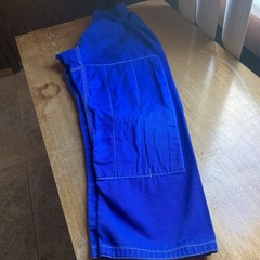 Tatami Fightwear Size M1 Blue/Red Pants and Jacket Set Good Used Condition