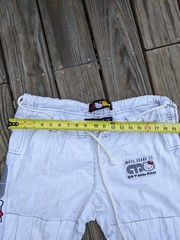 Rare MOYA BRAND X HELLO KITTY Collab gi pants ONLY White A1H BJJ MMA jiu jitsu
