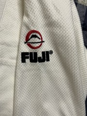 Fuji Gi White Jiu Jitsu MMA Kimono Top BJJ Martial Arts Single Weve No Belt Sz 3