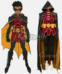 DC Batman Damian Wayne Robin Cosplay Costume