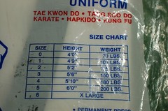 Sun Choi Brothers Martial Arts Top size 5 – TOP ONLY NO BELT #V746