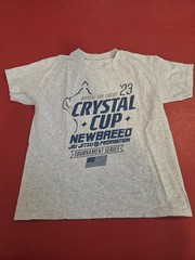 Newbreed 2023 Youth T-Shirt Boys Medium Gray Jiu Jitsu