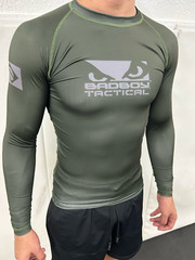 New Bad Boy Tactical Rashguard Green Oliver Gi MMA BJJ Made in Brazil Adult