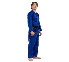Fuji Ultra Lite Lightweight Mens Brazilian Jiu-Jitsu BJJ Gi – Blue w/ Orange