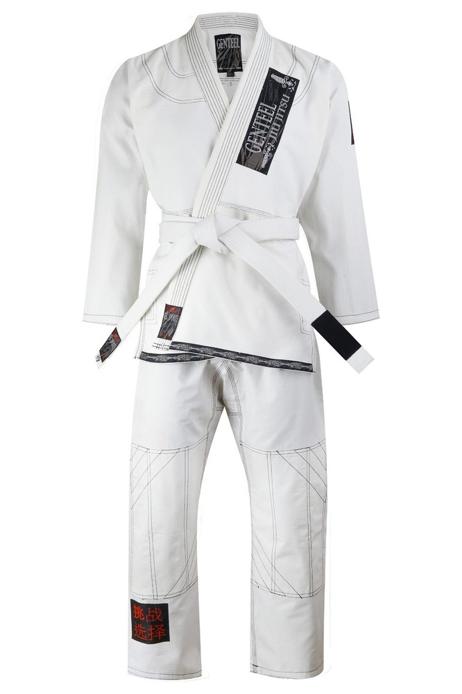 Latest design custom made high quality Brazilian jiu jitsu Kimono White A2 size