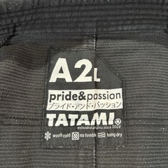 Tatami Jiu Jitsu Gi Adult A2L Black Kimono Top Pride & Passion