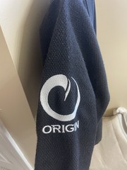 Origin Jiu-Jitsu Gi set A1/S black jacket medium pants with raptor bag (blue)