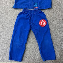Gracie Barra Blue GB Equipe Edition Jiu Jitsu Kimono Jacket & Pant Youth Size Y3