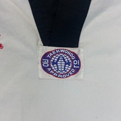 CAF Taekwondo Uniform Gi Size 2 White Pullover Martial Arts