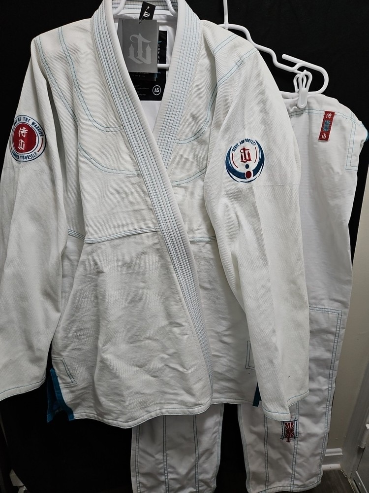 NWT War Tribe Samurai Jiu Jitsu Gi A5 Jacket And Pants 350 GSM Pearl Weave