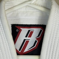 Revgear Gi Top Unisex A1 White Brasil Japanese Flag JiuJitsu Adult