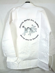 Macho Martial Arts Charlotte NC Uniform Size 5/190 Jacket & Pants White NEW
