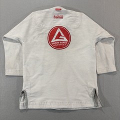 Gracie Barra Gi Jiu Jitsu MMA Kimono Pants & Jacket A2 Set Unisex White Read