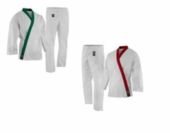 ProForce 8oz GUP Trimmed Tang Soo Do TSD Uniform Gi (Elastic) Red or Green
